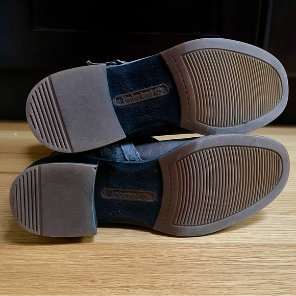 TIMBERLAND Grey Leather Women's Boots 7 - Picture 6 of 7